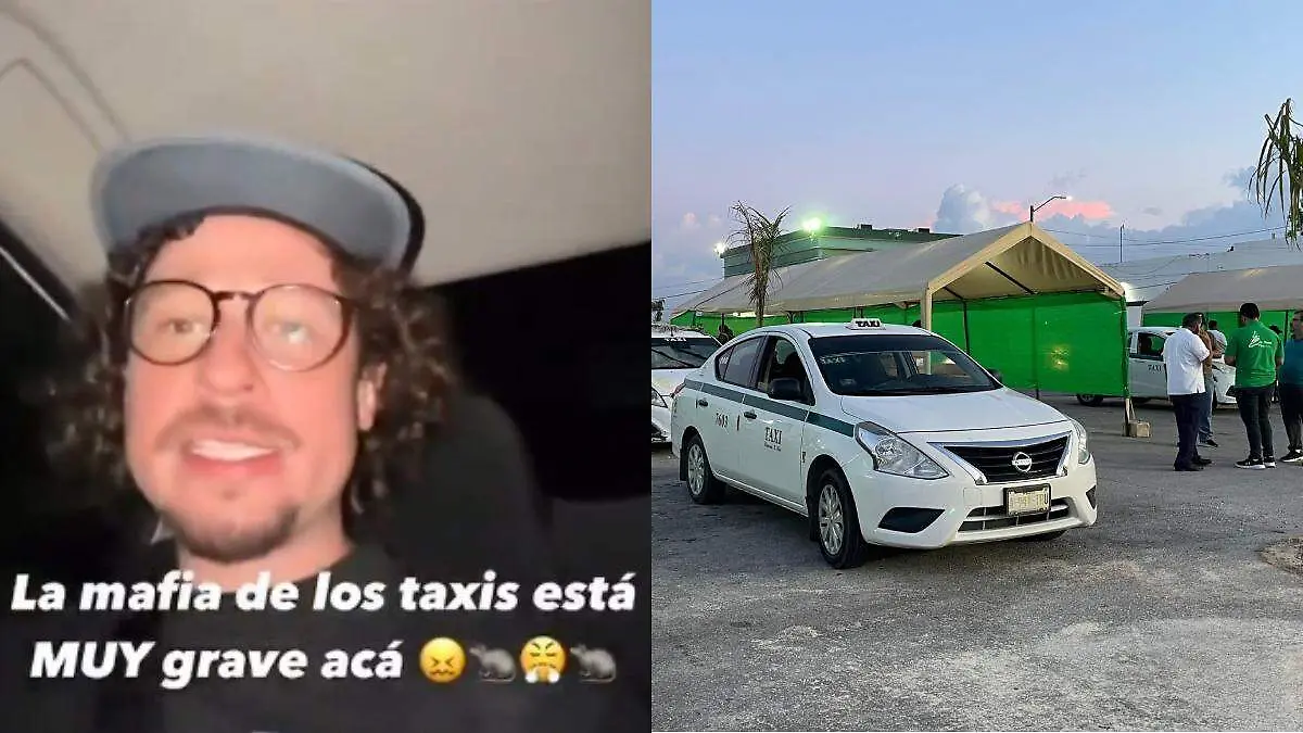 Taxistas de Cancún se defienden de Luisito Comunica